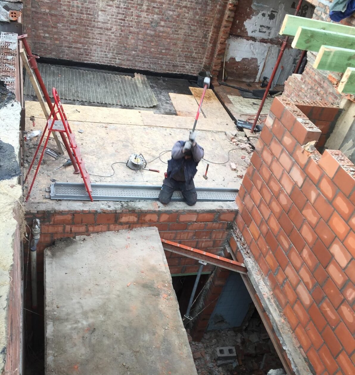 Duffel afbraak dakwerken